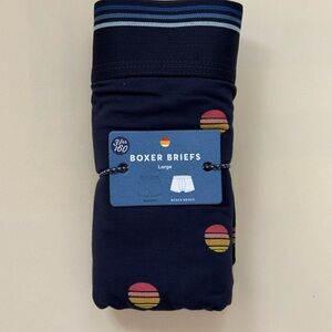 Marine Layer Boxer Briefs - Navy with Multicolor Stripes